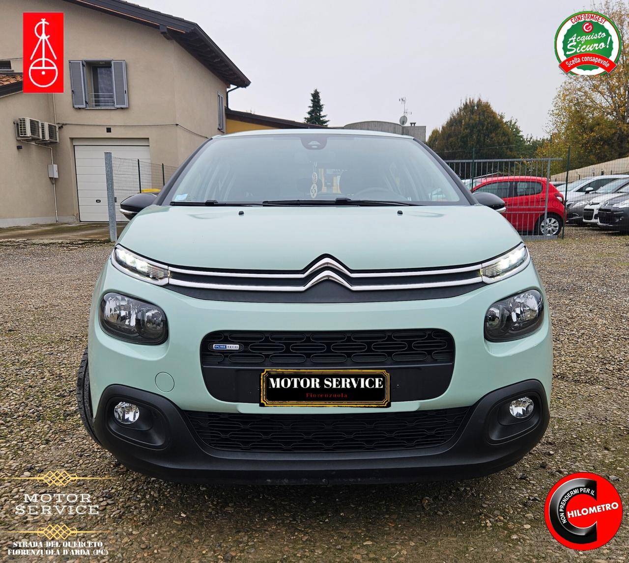 Citroen C3 1.2 NEOPATENTATI 39000KM GARANTITA