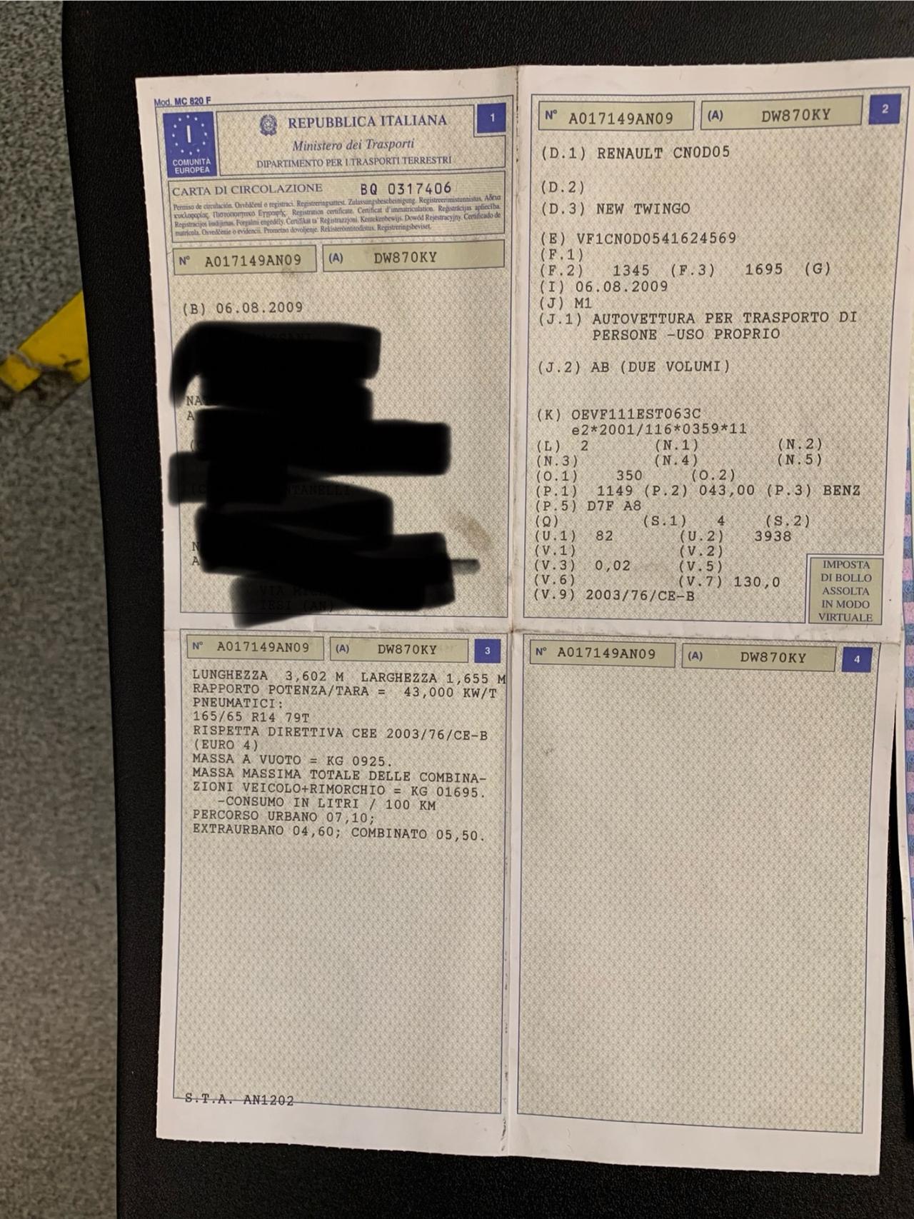 Utilitaria neopatentati 1.2 benzina clima