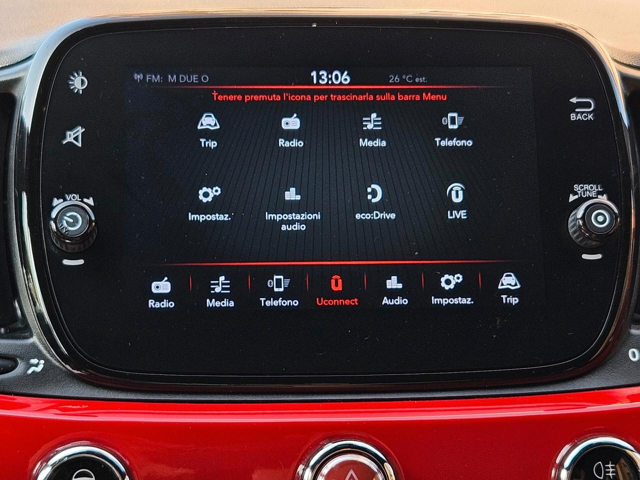 FIAT 500 1000 LOUNGE 68000 CHILOMETRI CERTIFICATI