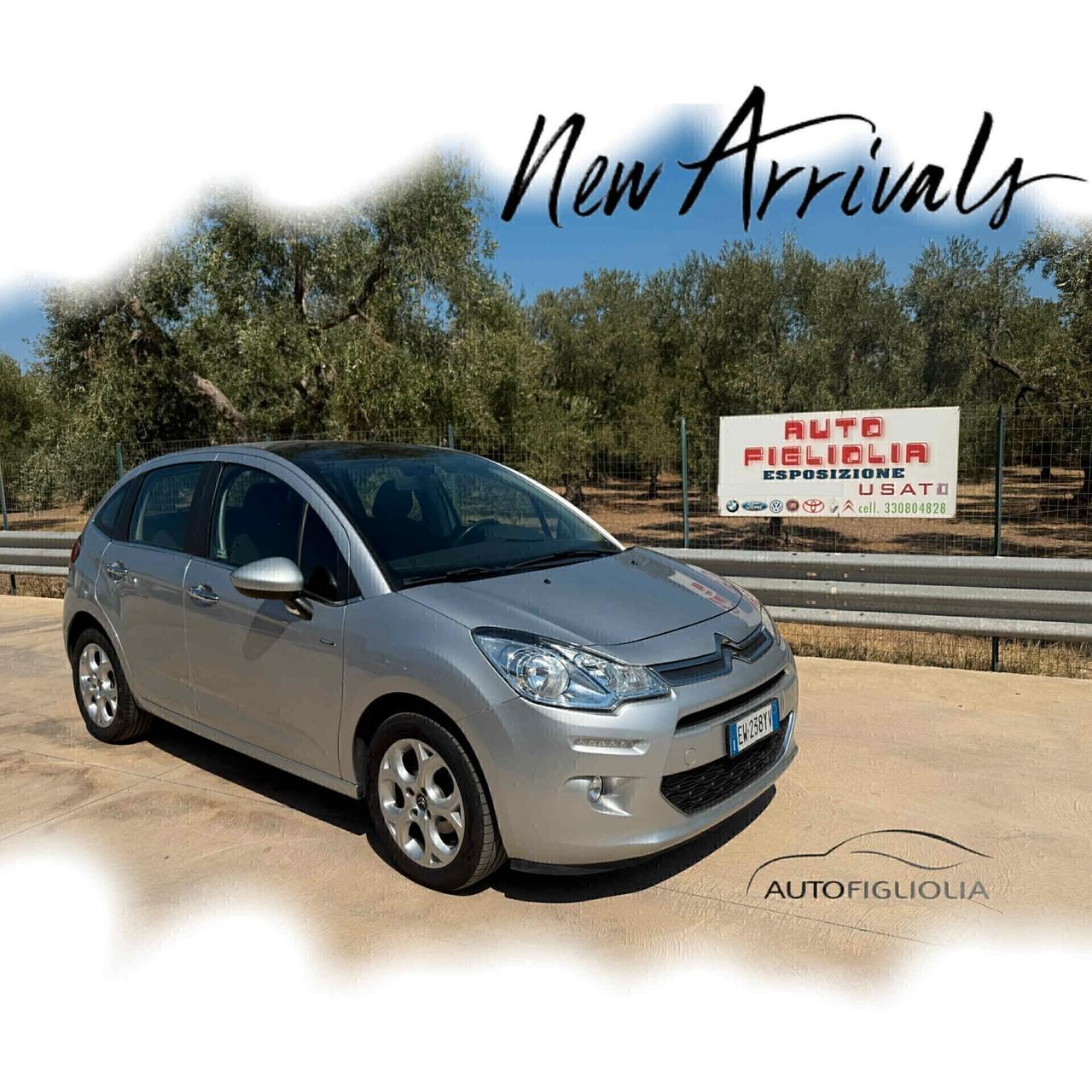 Citroen C3 1.2 benzina''Exclusive''TETTO PAN''2014