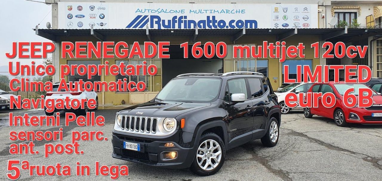 JEEP Renegade Renegade 1.6 Mjt 120CV Limited