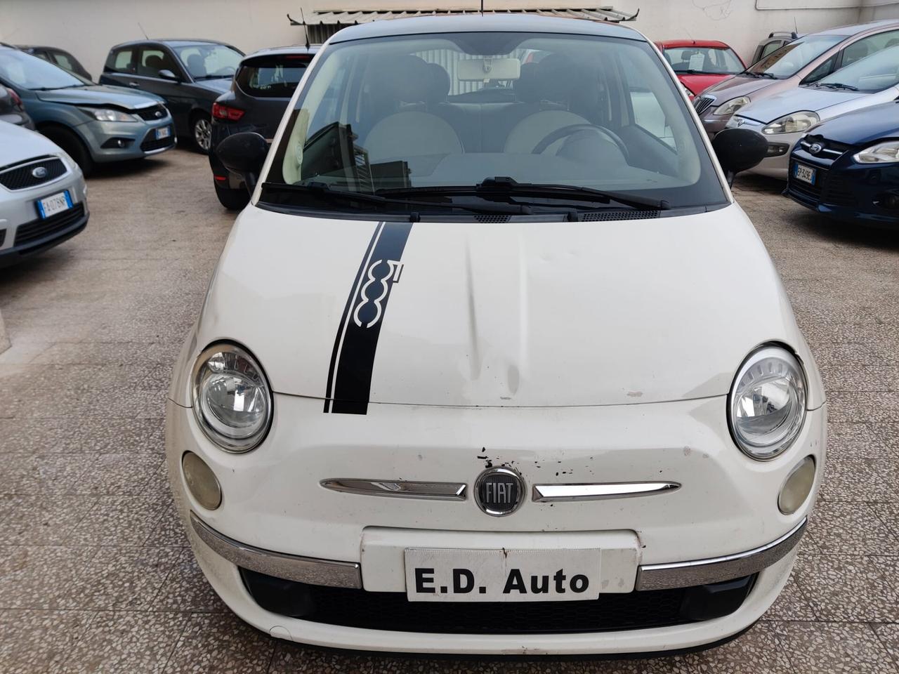 Fiat 500 benz tetto panoramico