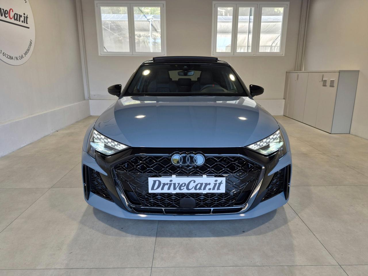 Audi A3 RS3 SPB SCARICHI TETTO MATRIX CARBONIO SONOS PELLE ACC PINZE ROSSE C19 280KM/H