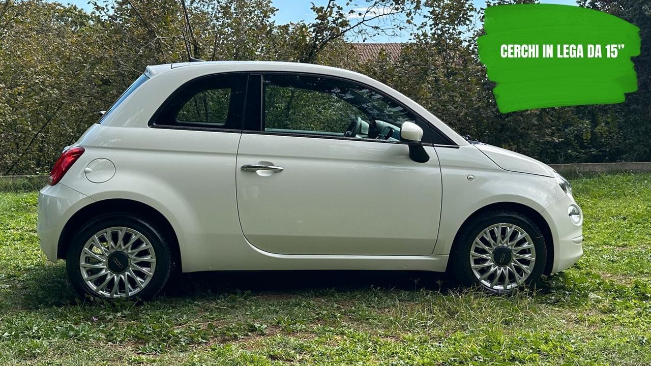 Fiat 500 0.9 TwinAir Turbo 85 CV Lounge NEOP 2019 PERFETTA leggi testo