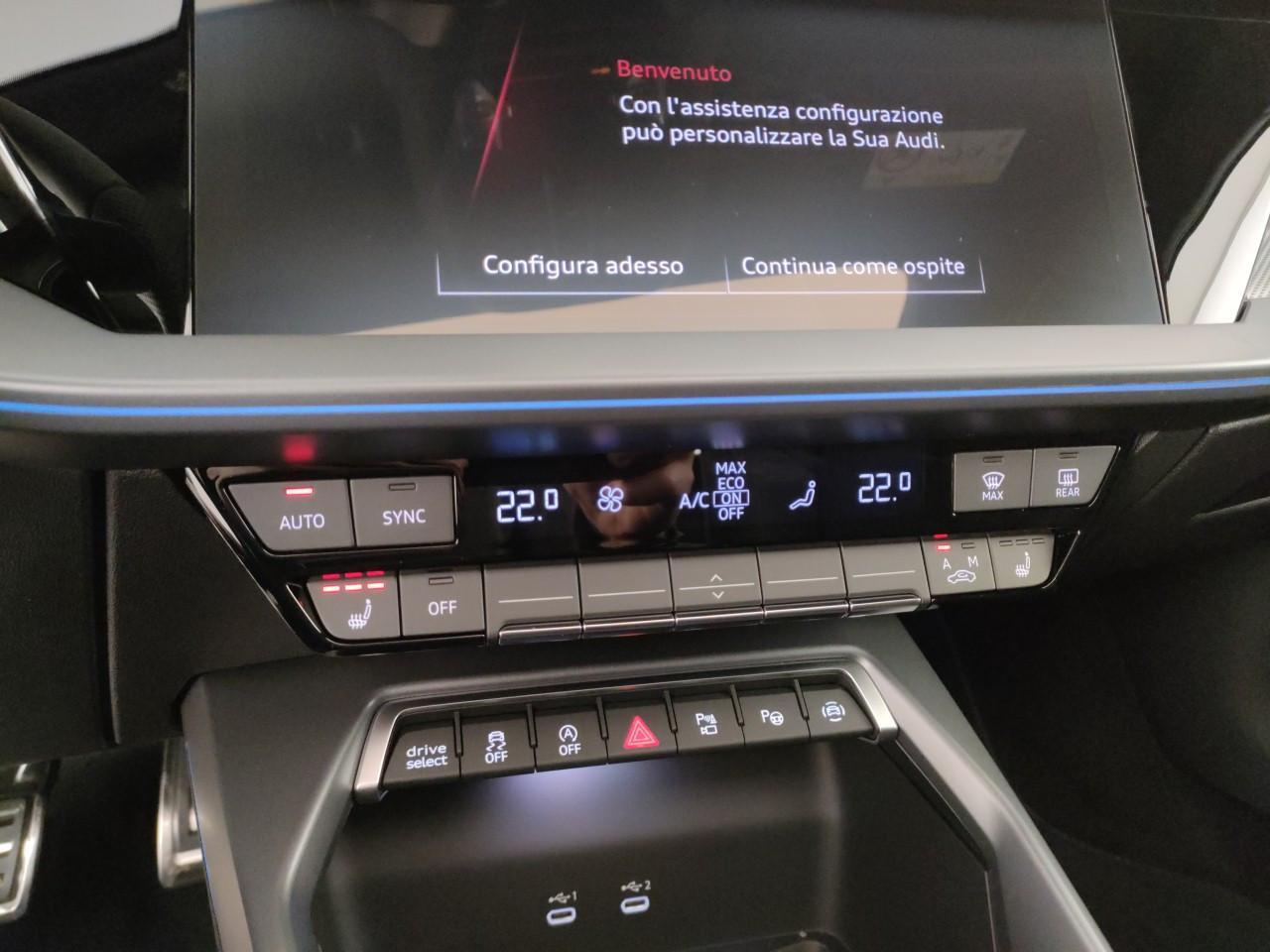 AUDI A3 Sportback 1.5 tfsi mhev S line edition 150cv s-tronic