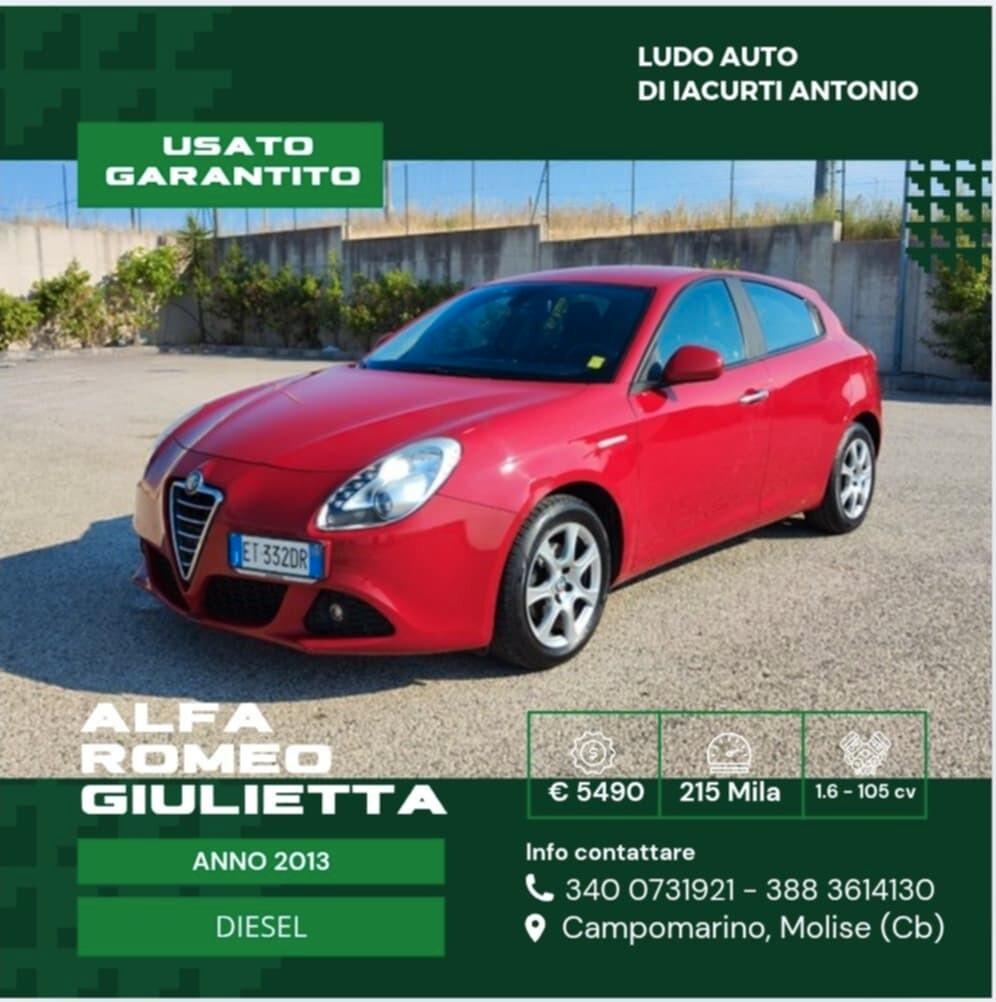 Alfa Romeo Giulietta 1.6 JTDm-2 105 CV Exclusive