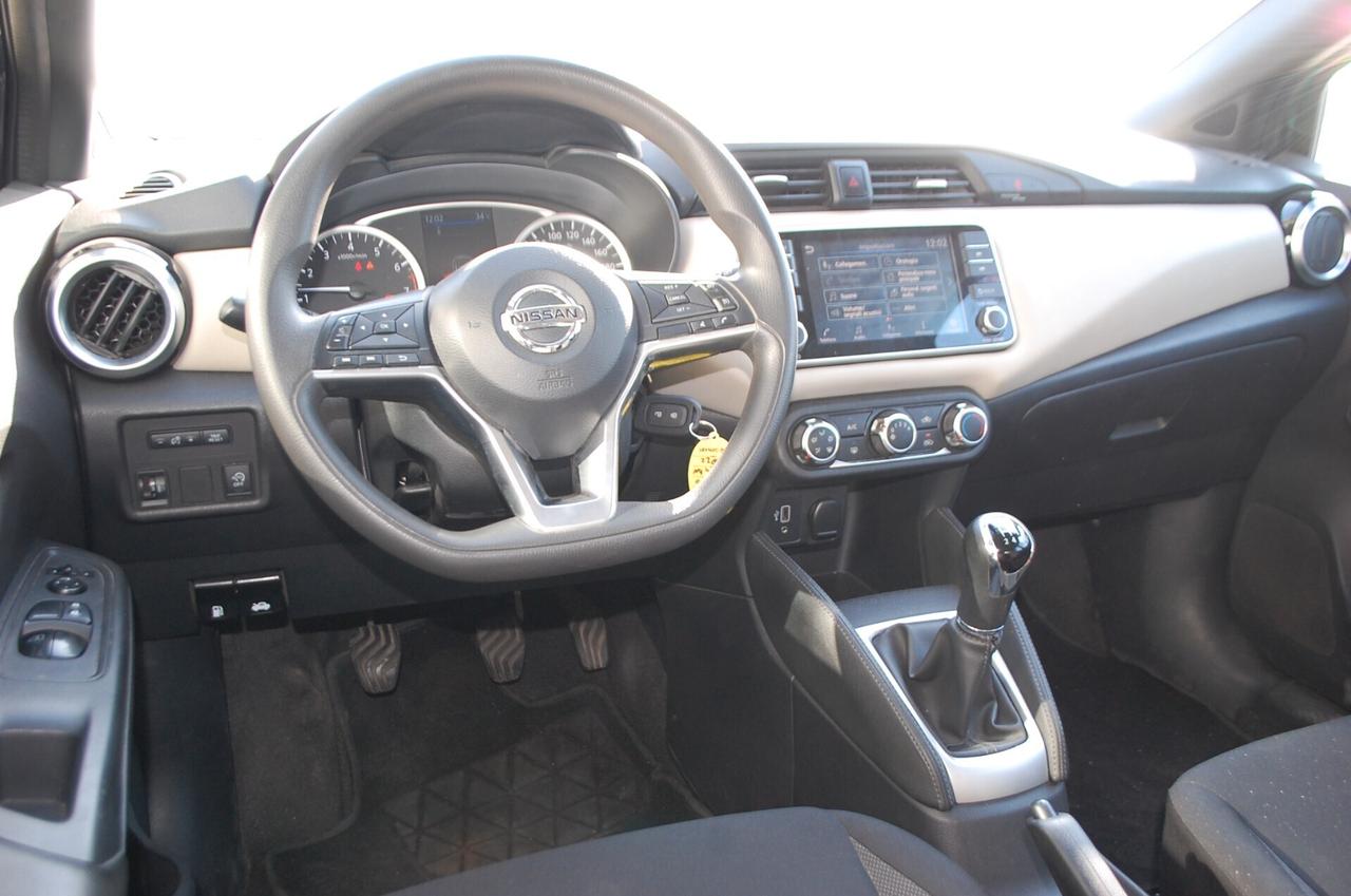 Nissan Micra 1.0 ig-t Acenta 92CV Uff Italy USB App Clima