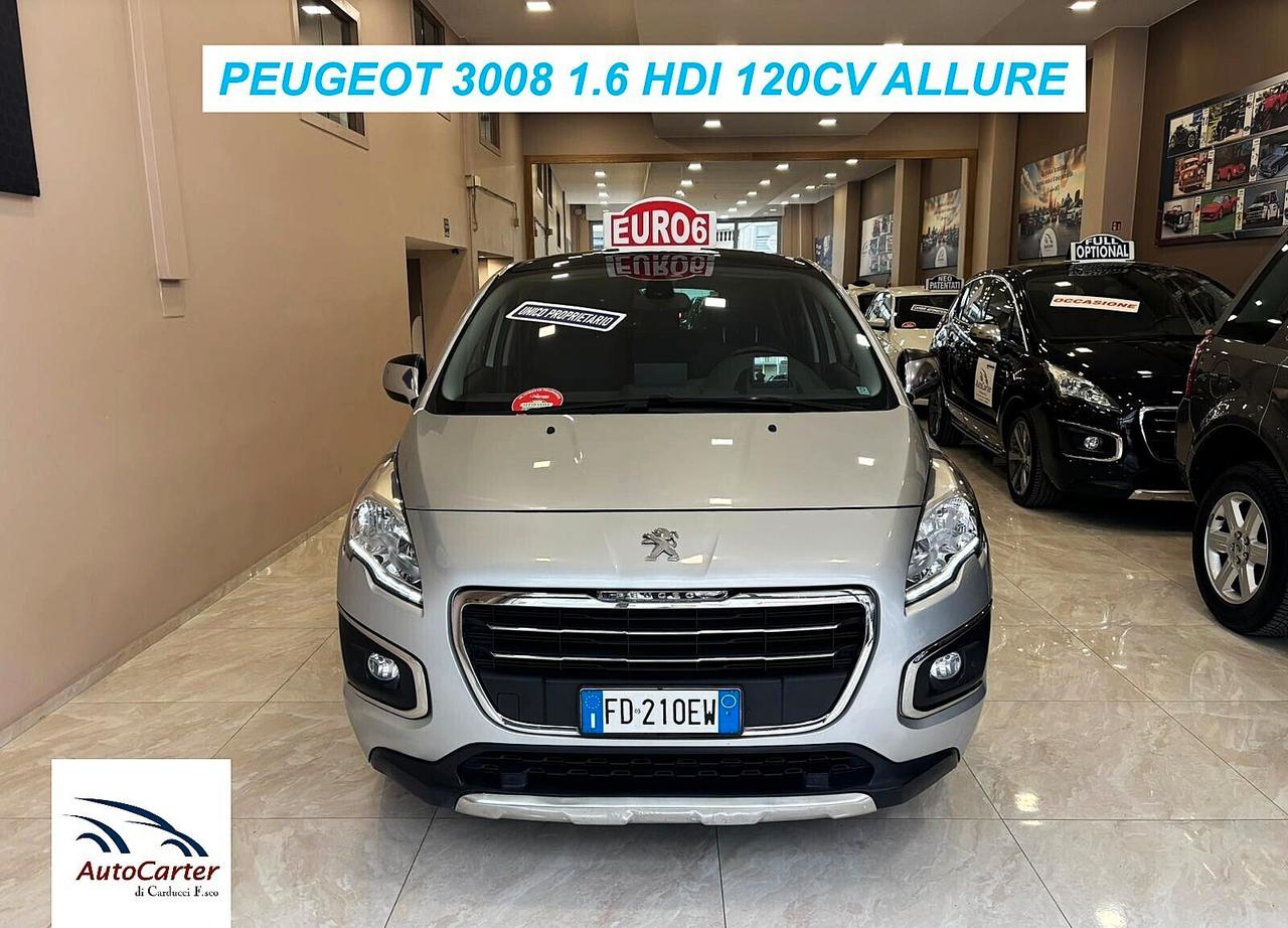 Peugeot 3008 1.6 HDI 120CV **TETTO** PERFETTA