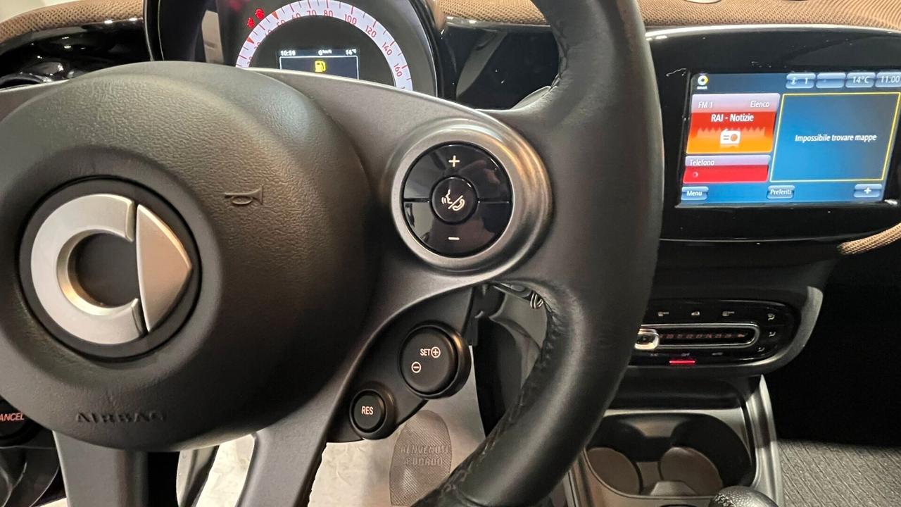 Smart ForTwo 1.0 Turbo Twinamic Perfect Fari Led Navy Tetto...