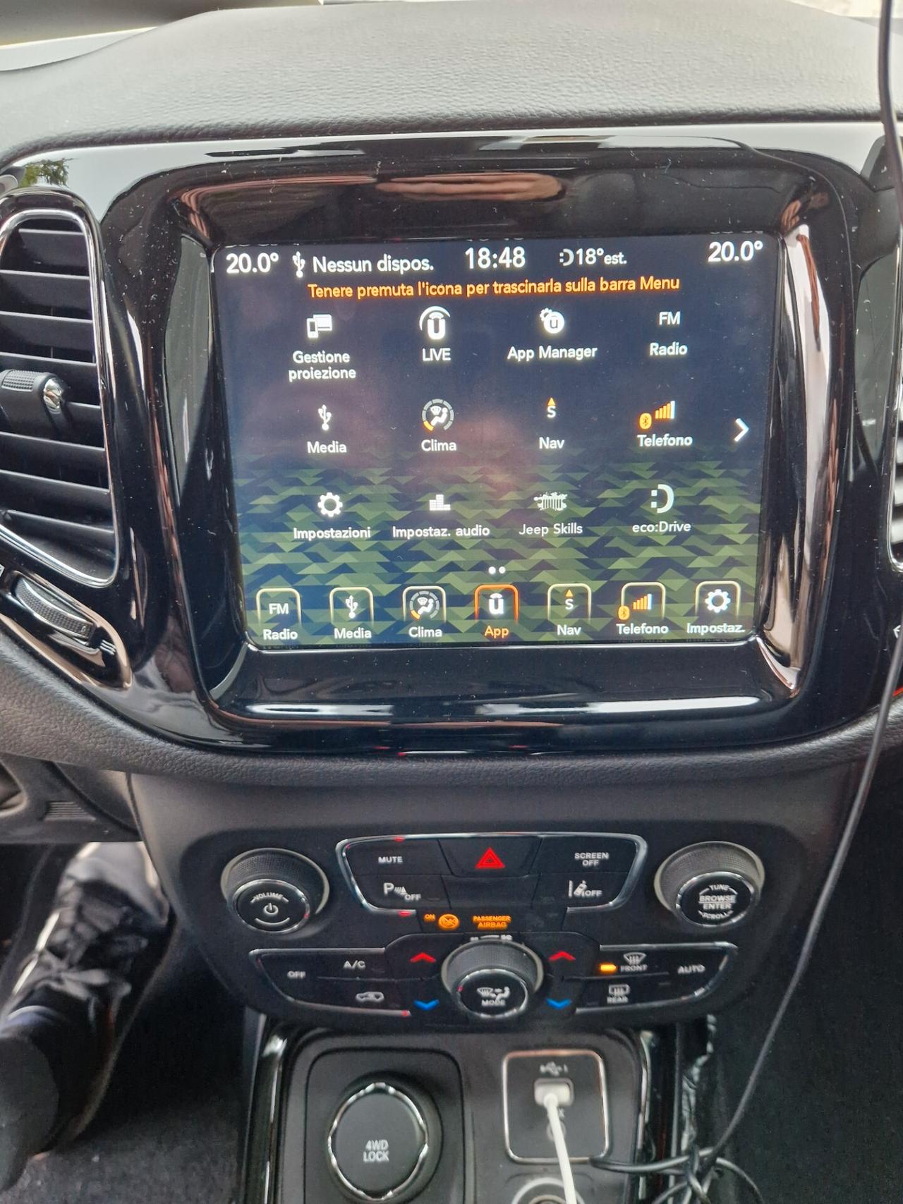 Jeep Compass 2.0 140cv Aut 4WD - Garanzia 24 mesi