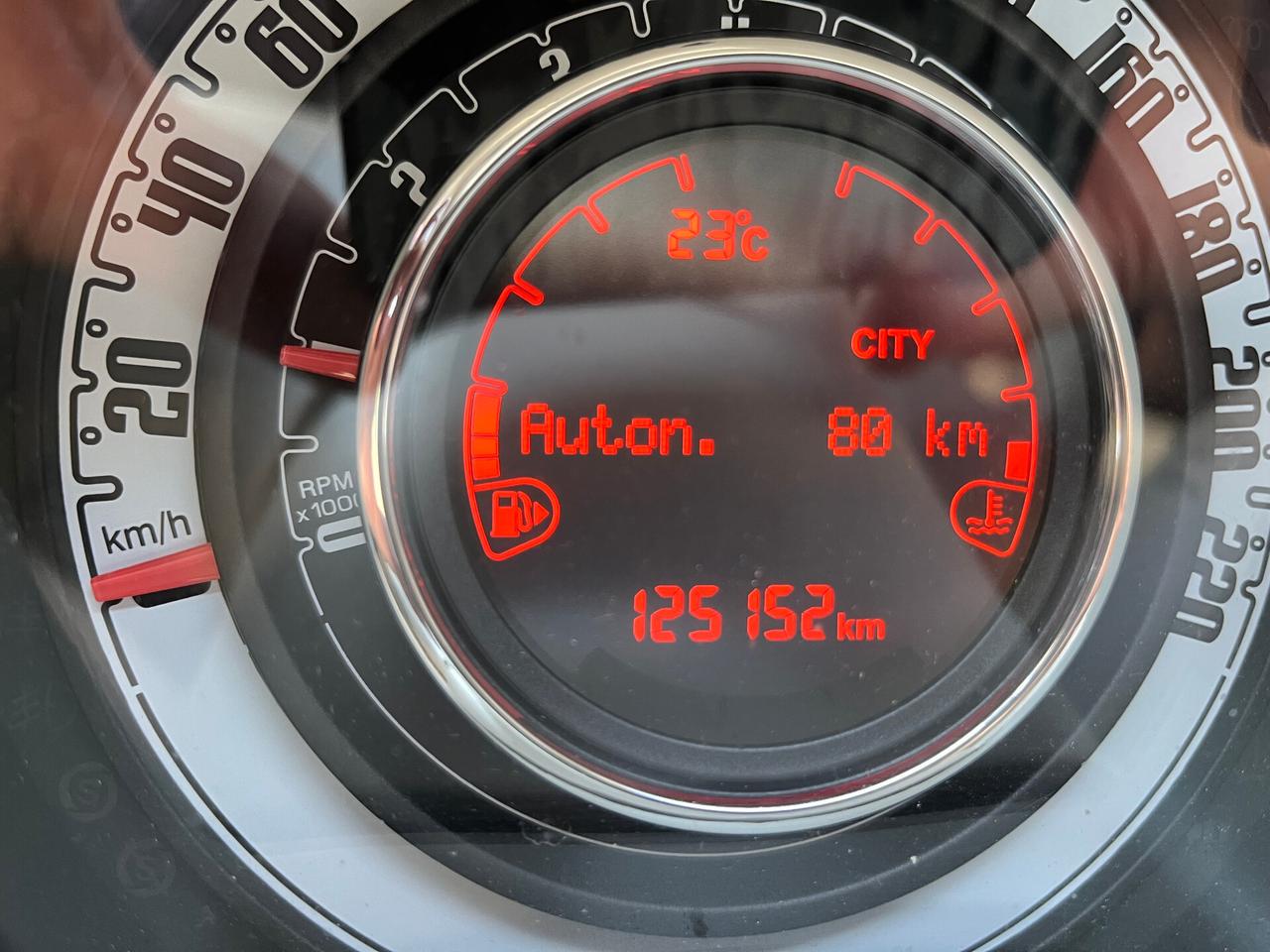 FIAT 500 1.2 BENZINA LOUNGE - ANCHE PER NEOPATENTATI - 2017