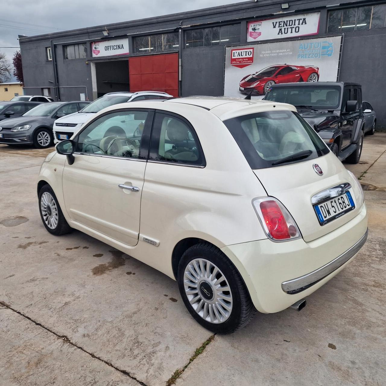 Fiat 500 1.2 Lounge 69cv IMPIANTO GPL BIANCO PERLA