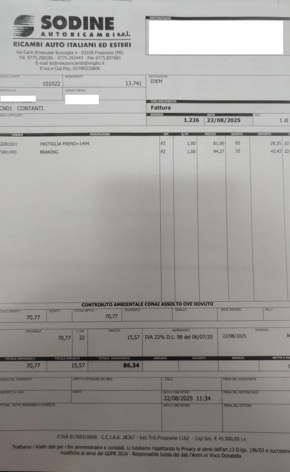 MERCEDES VITO 3.0 V6 204 CV – 9 POSTI AUTOMATICO