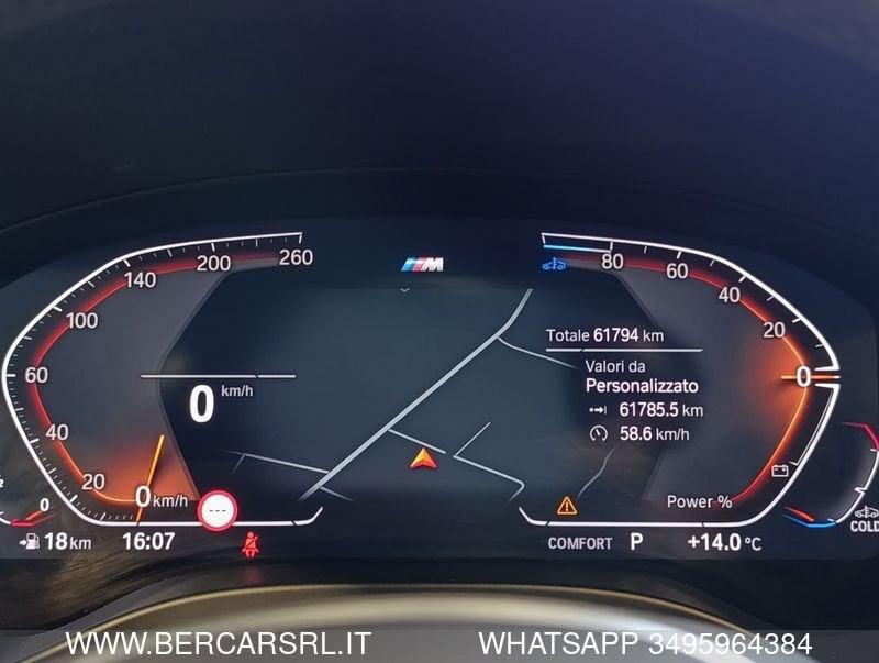BMW X4 X4 xDrive20d 48V Msport*TETTO*HEAD UP DISPLAY*TELECAMERA*BMW LIVE COCKPIT*