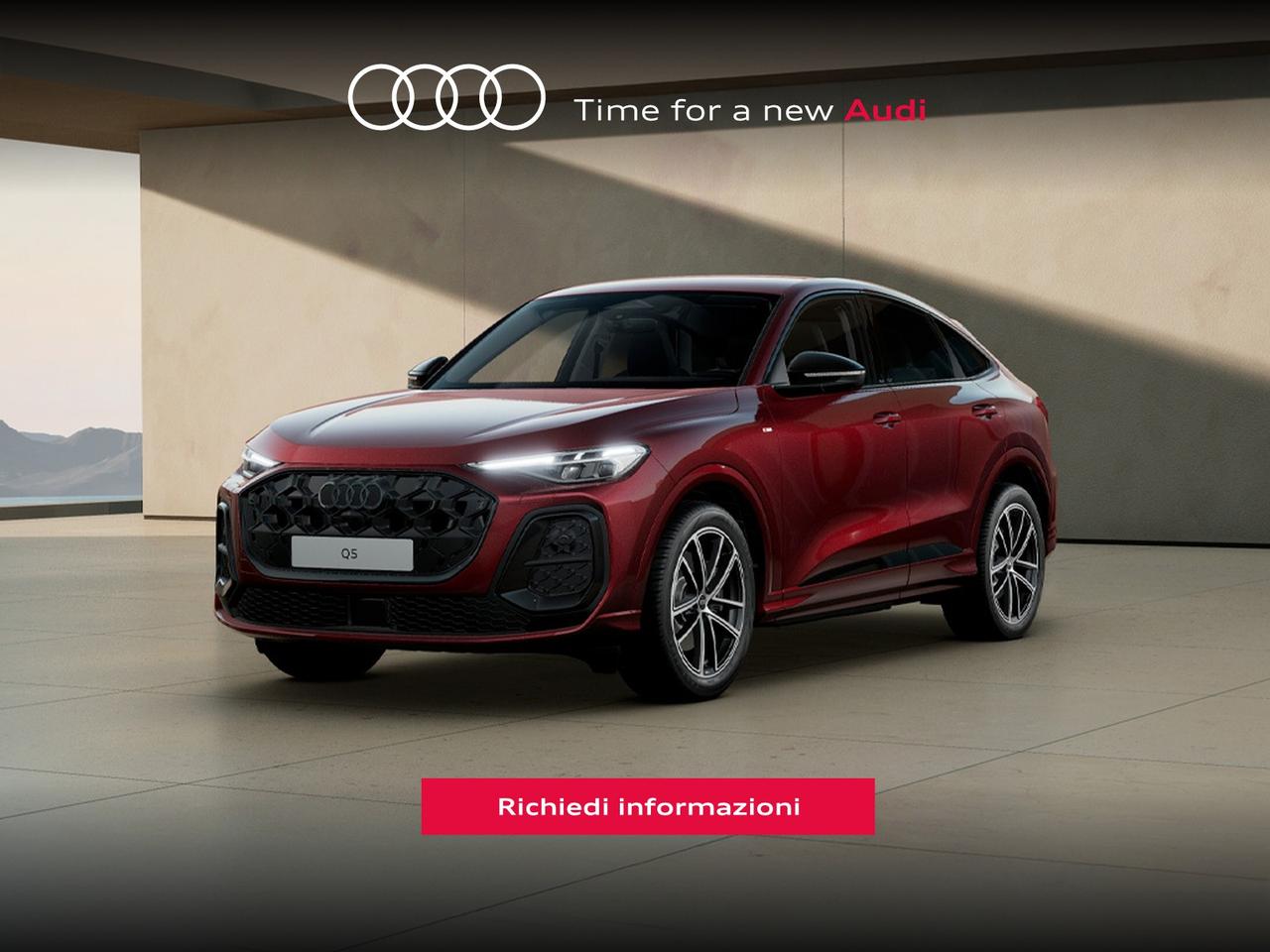 Audi Q5 sportback 2.0 tdi mhev+ s line edition quattro 204cv s-tronic