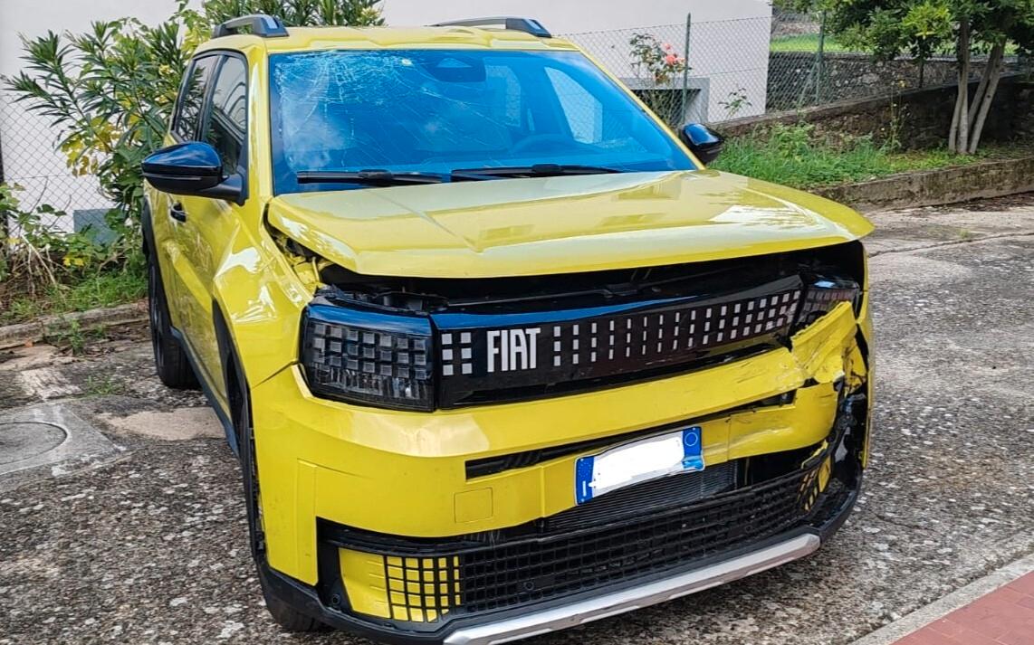 Fiat Grande Panda SOLO 640Km incidentata