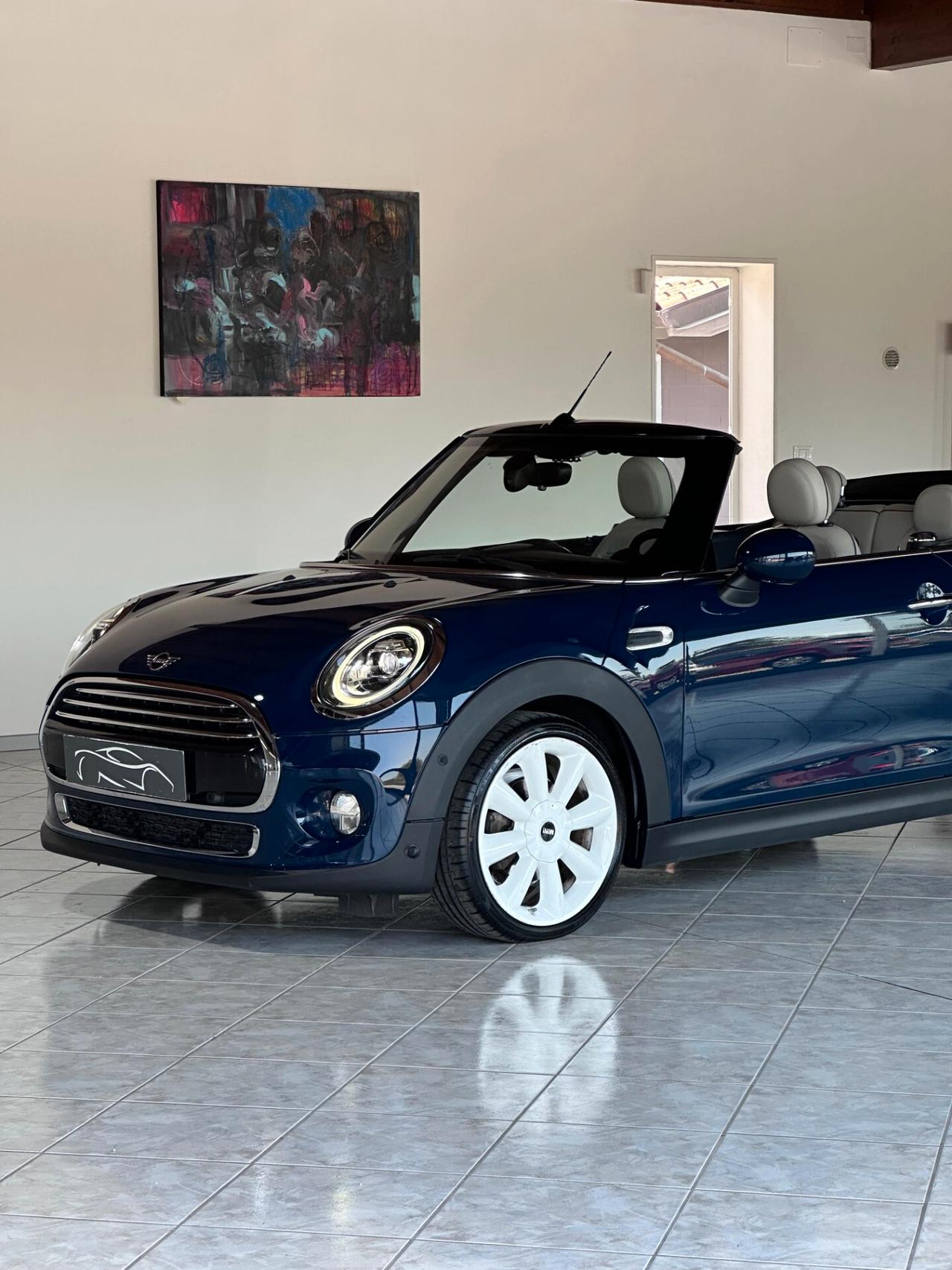 Mini Cooper D Cabrio 1.5 Hype auto 7m my18 *UniProprietario*LapisLuxuryBlue*FariBiLed*Cerchi18'*