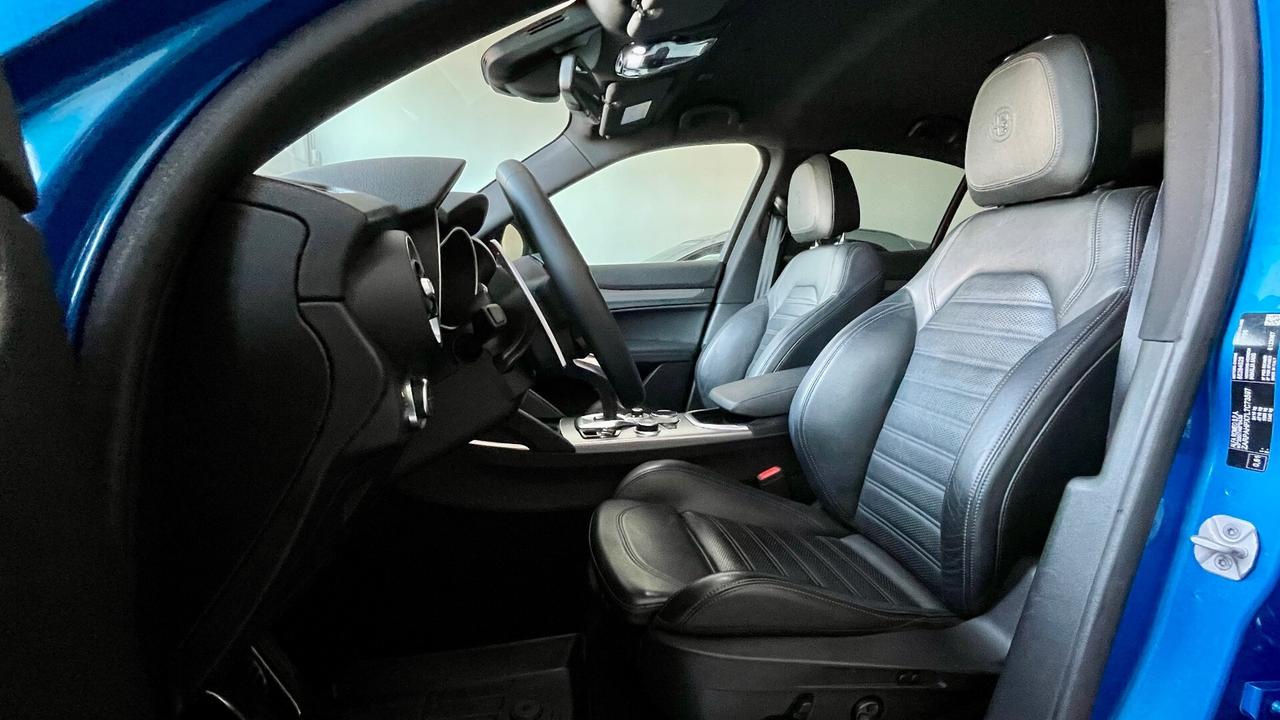 ALFA ROMEO STELVIO 2.2 VELOCE Q4 TURBODIESEL 210CV - VOLANTE E SEDILI IN PELLE RISCALDABILI, FULL LED
