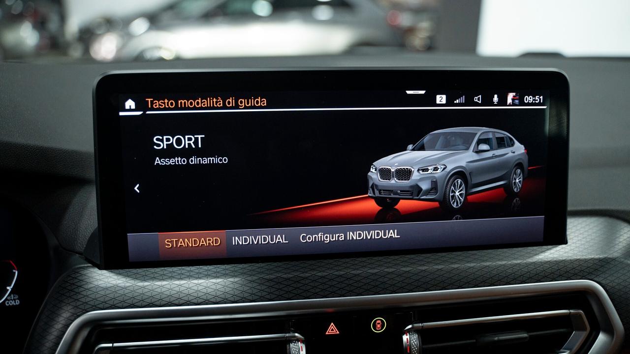 Bmw X4 XDRIVE20D MHEV 48V MSPORT AUTO TETTO PACK LUCI PELLE XENO FULL OPTIONAL