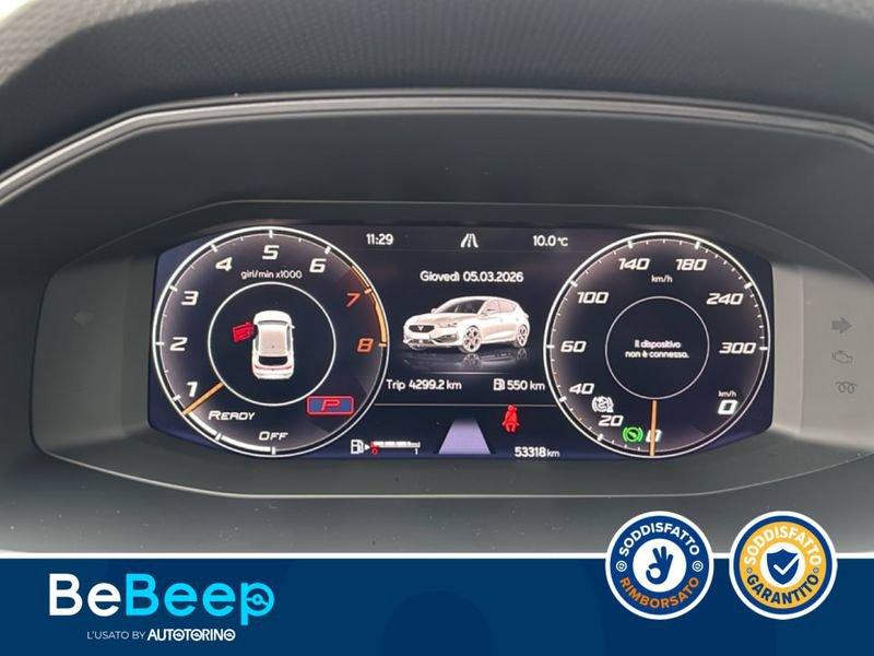 CUPRA Leon 1.5 HYBRID 150CV DSG