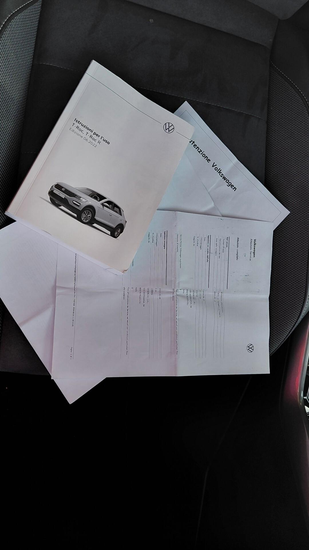 VW T-Roc 2.0 TDI 150 CV DSG STYLE UFFICIALE VOLKSW