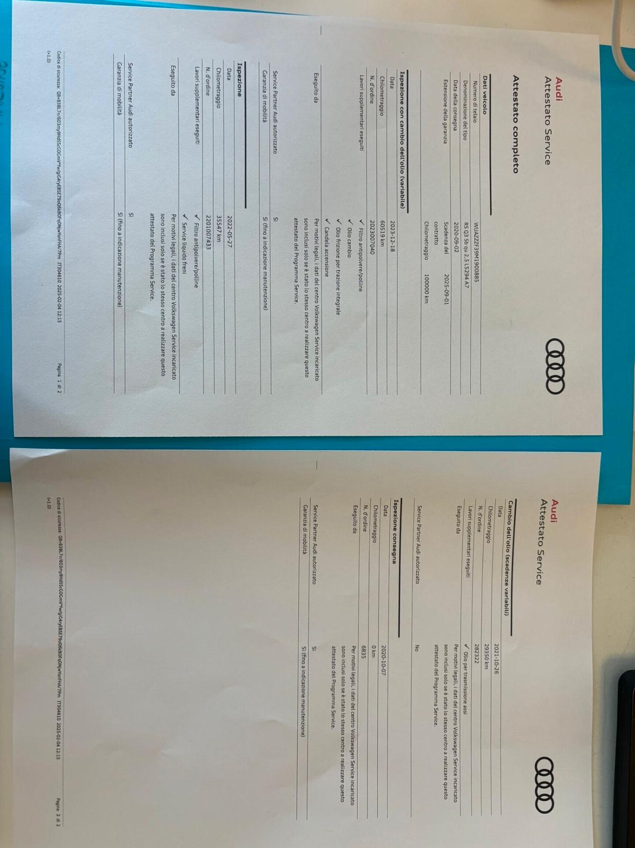 Audi Q3 RS Q3 SPB quattro S tronic