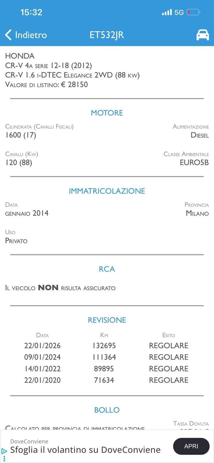 Honda CR-V 1.6 i-DTEC Elegance 2WD