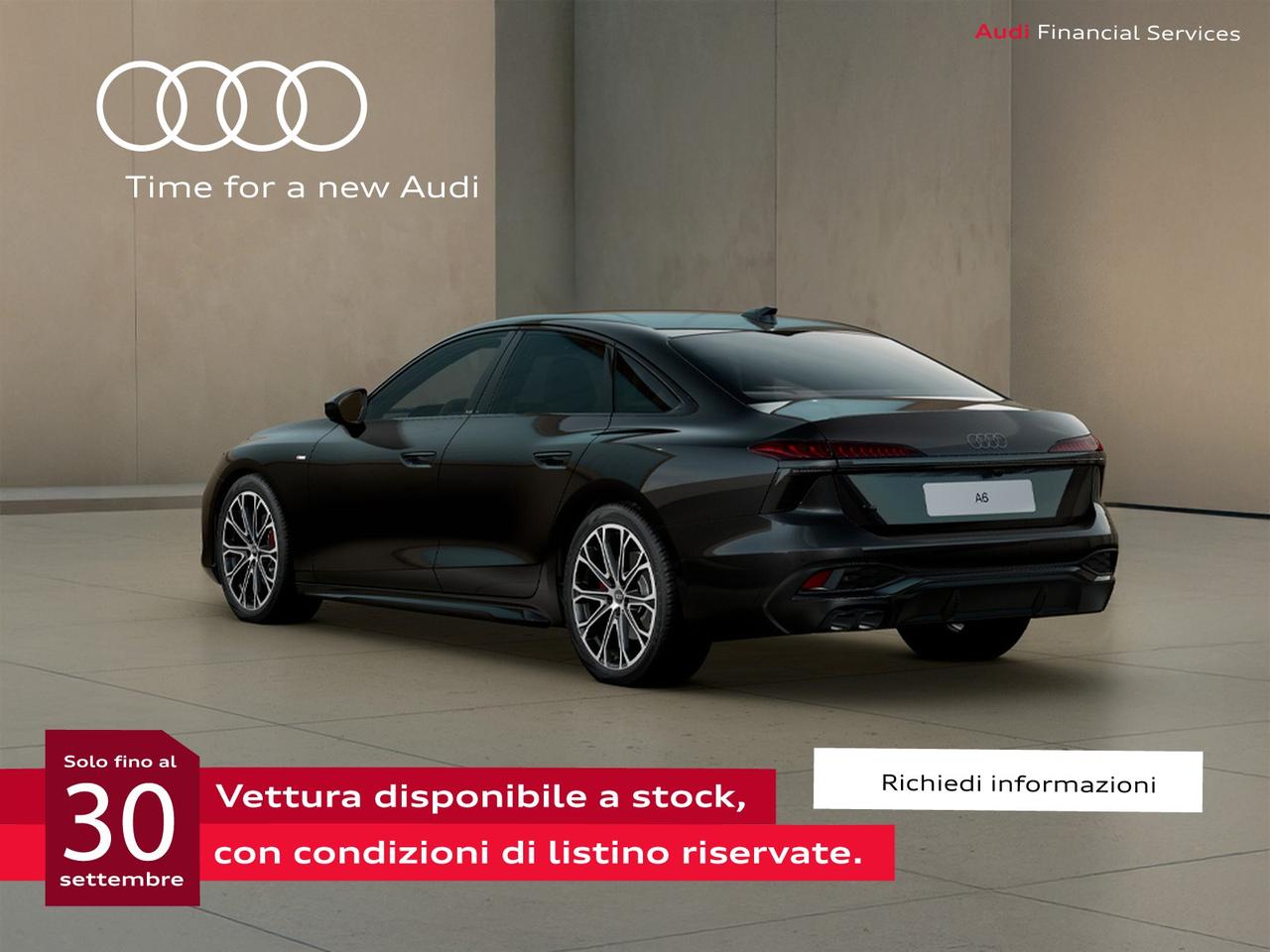 Audi A6 2.0 tdi mhev + s line edition quattro 204cv s-tronic