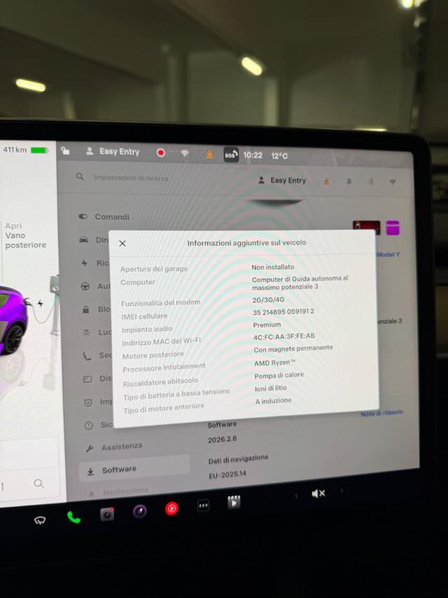 TESLA Model Y LONG RANGE#C LEGA'20#AZIENDALE#UNIPROPRIETARIO