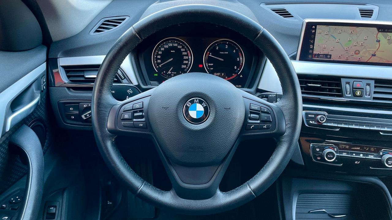 BMW X1 2.0 S-DRIVE 18D ADVANTAGE 150CV - FULL LED, PORTELLONE ELETTRICO