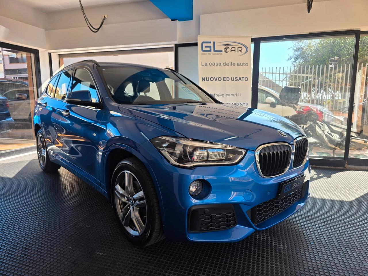 Bmw X1 sDrive 18d M-Sport Blu Estoril 2019 head up display
