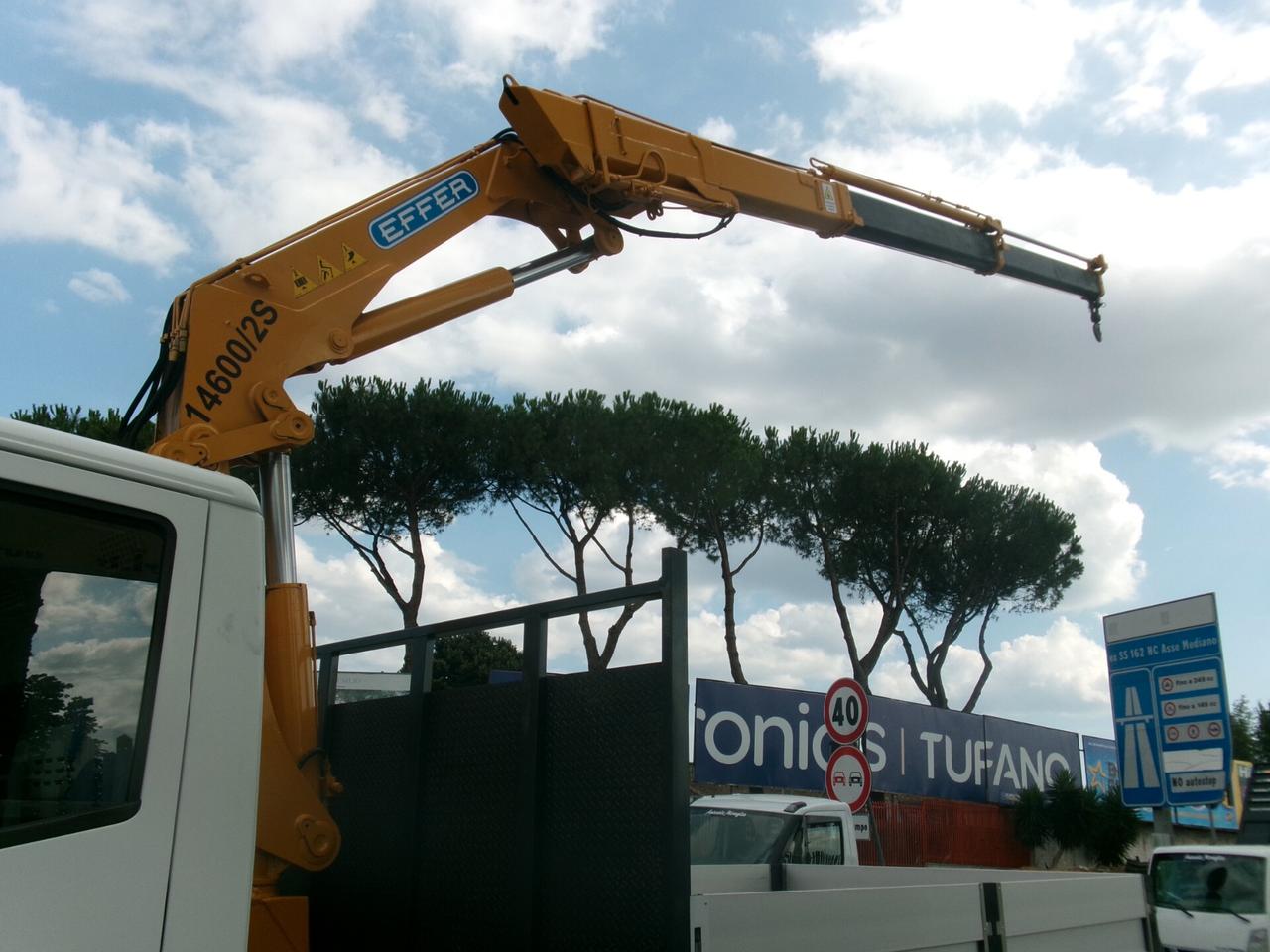 Iveco EUROCARGO 120/22 E5 GRU EFFER 14600/2S 4 PIEDI +CASSONE FISSO DA 4.20 METRI