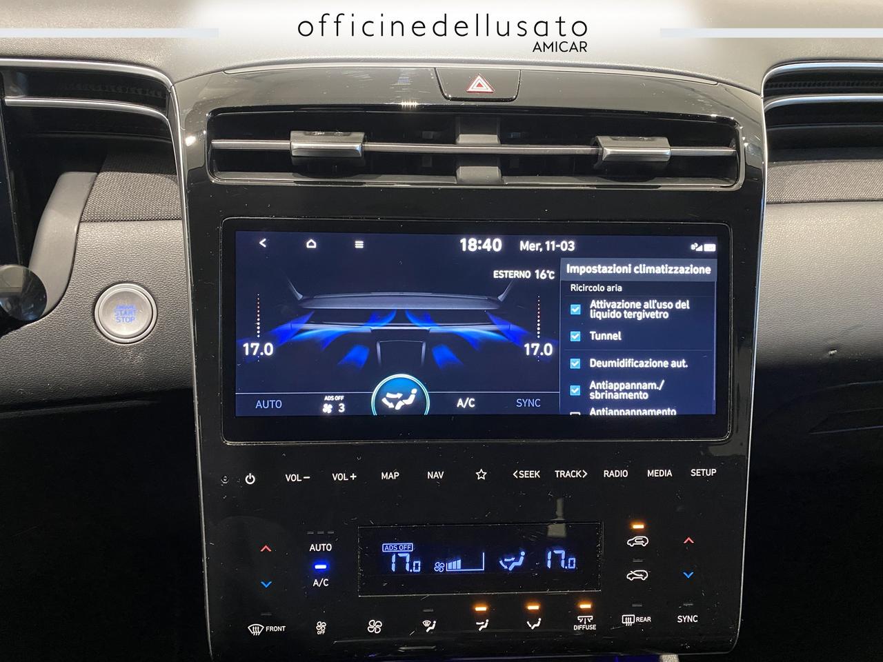 Hyundai Tucson 1.6 crdi 48v xline 2wd dct