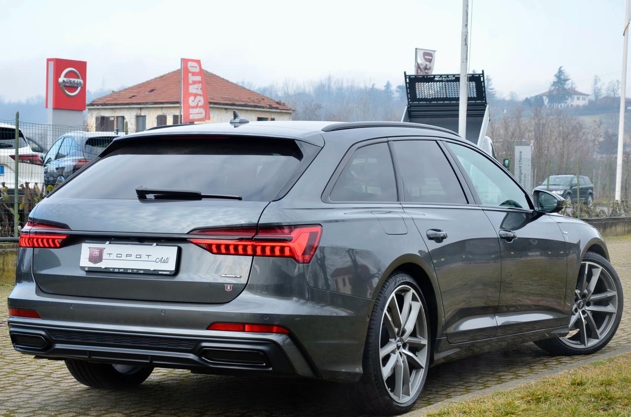 AUDI A6 AVANT 50 3.0 TDI MHEV S-LINE INT+EXT 286cv TIPTRONIC, UNICOPROPRIETARIO, UFF ITALIANA, ASSE POST, MATRIX, 21", PERMUTE