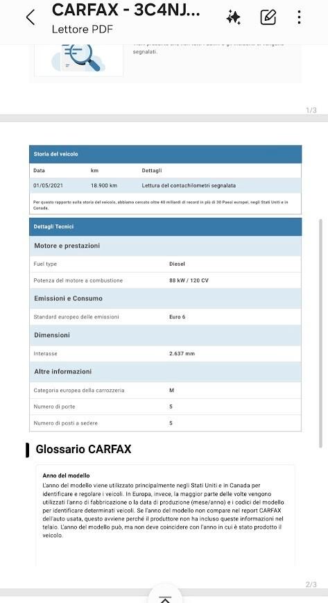 Jeep Compass 1.6 Multijet II 2WD Night Eagle