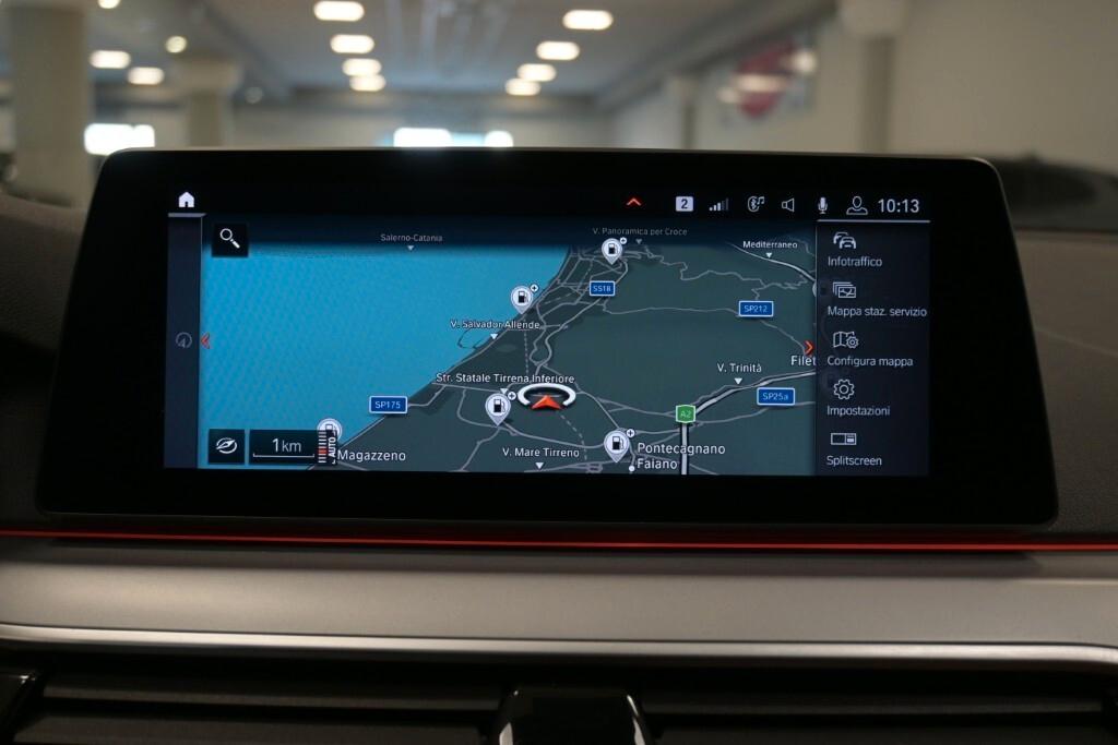 BMW 518D TOURING 150CV STEPTRONIC BUSINESS ADVANTAGE ( ADAPTIVE CRUISE - FARI LED - AMBIENT LIGHT - TETTO PANORAMICO APR. - NAVI - CARPLAY - PELLE - PARK ASSISTANT - TELECAMERA POST. )