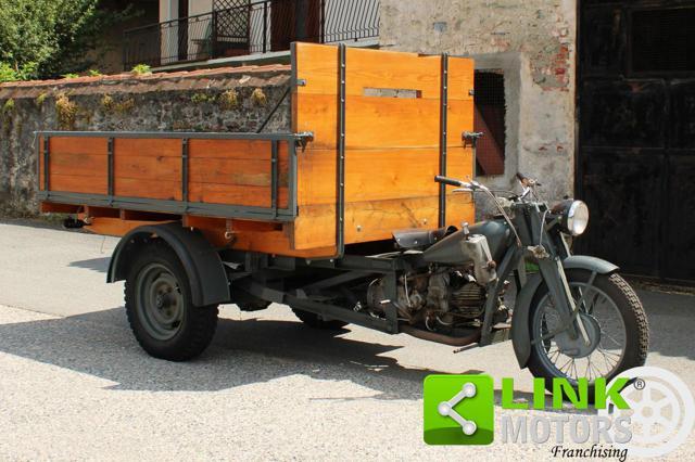 MOTO GUZZI Ercole Motocarro 3 ruote con cassone in legno