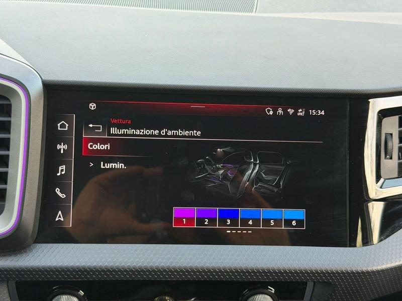 Audi A1 Sportback 30 TFSI S tronic Identity Black " blu navarra"