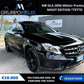 MB GLA 200d 4Matic Premium NIGHT EDITION *TETTO