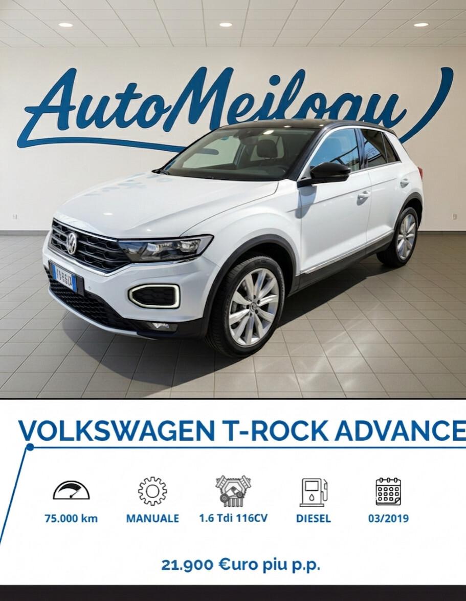 Volkswagen T-Roc 1.6 TDI SCR Advanced BlueMotion Technology
