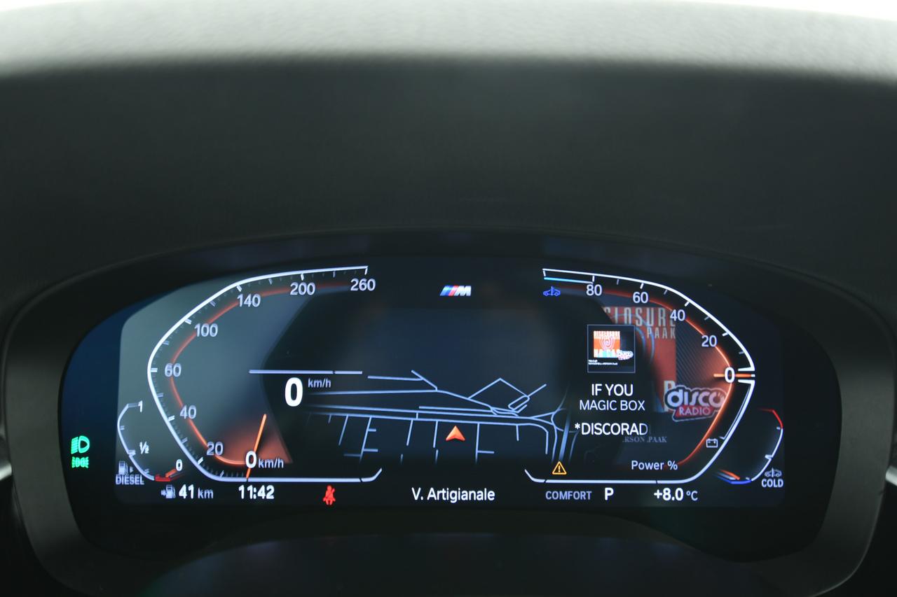 BMW 520d Touring mhev 48V xdrive Msport auto GANCIO TRAINO+CAMERA