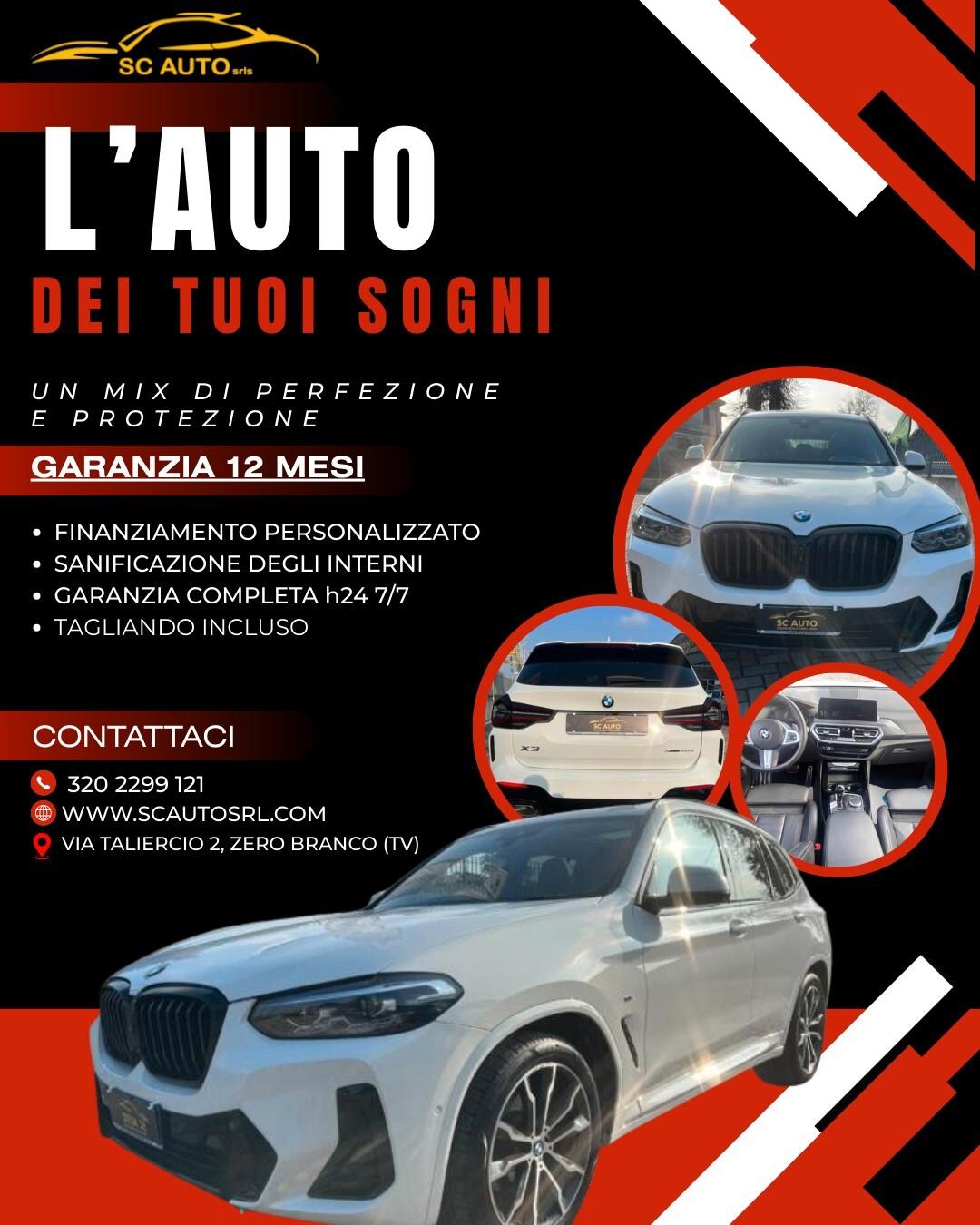 Bmw X3 xDrive20d 48V Msport PREZZO CON FINANZIAMENTO