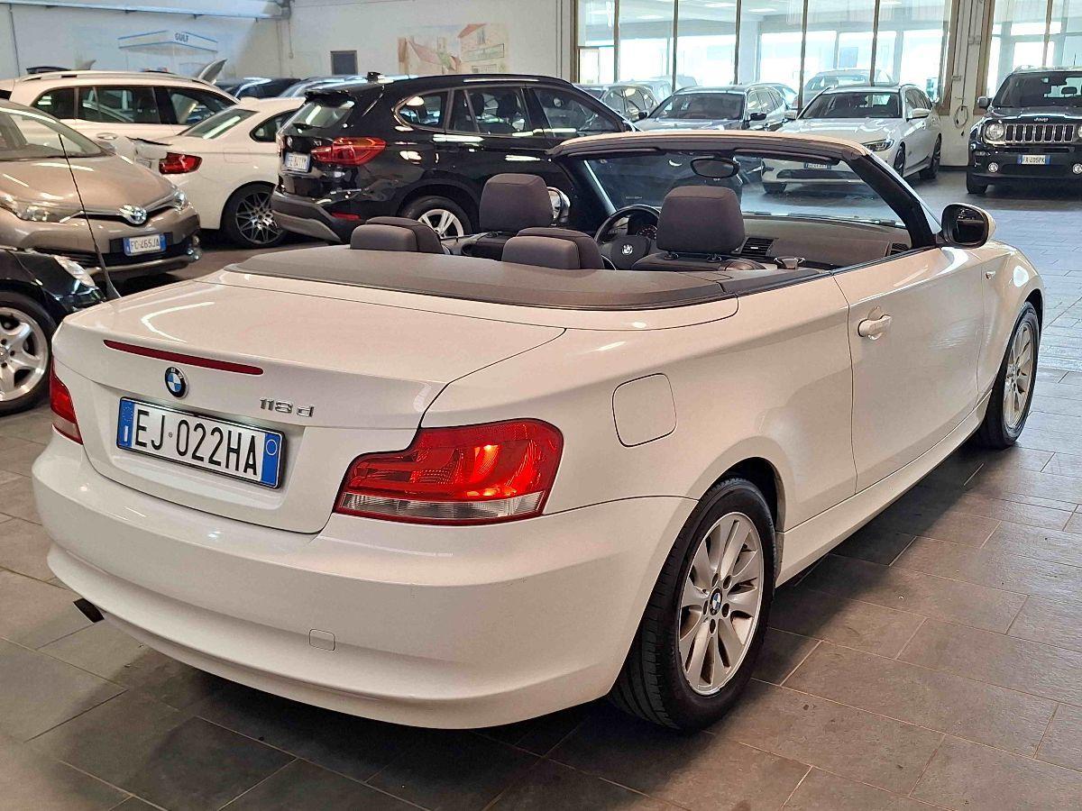 BMW 118d 2.0 143CV CABRIO - UNICO-PROPRIETARIO - OTTIME CONDIZIONI -