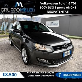 Volkswagen Polo 1.6 TDI 90CV DSG 5 porte ANCHE NEOPATENTATI