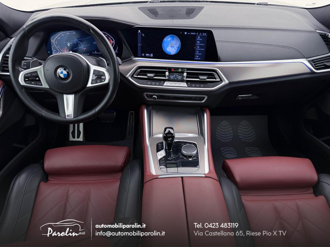 BMW X6 xDrive40d mhev 48V Msport Tetto-360°-21''