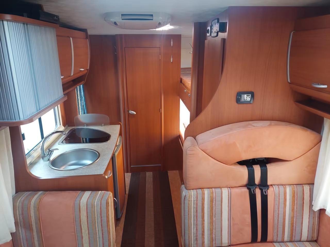 FIAT DUCATO DUKE 48 MANSARDATO CAMPER 7 POSTI