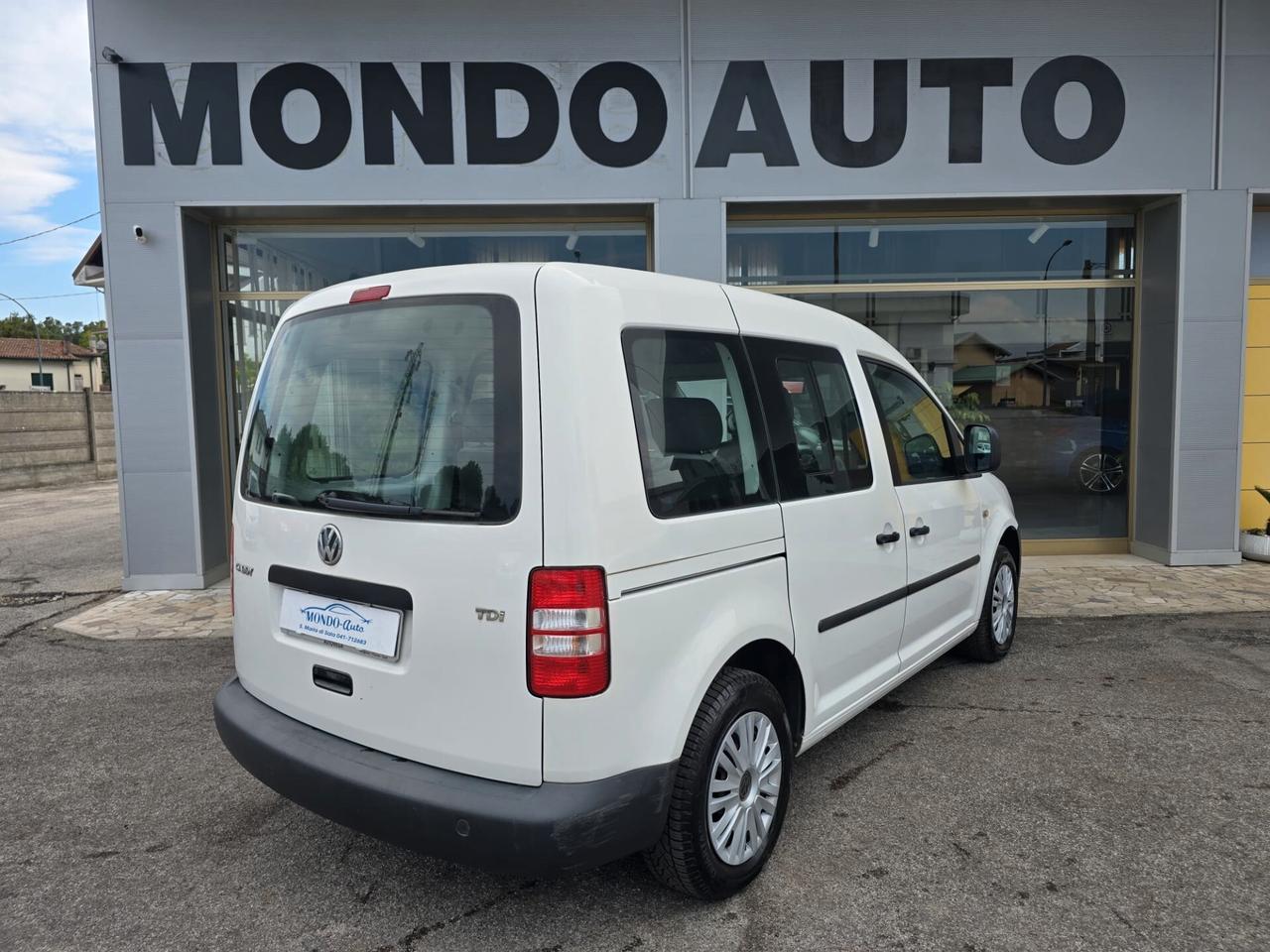 Vw Caddy 1.6 TDI 75 CV 5p. Autocarro 5 posti