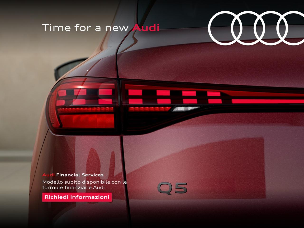 Audi Q5 sportback 2.0 tdi mhev+ s line edition quattro 204cv s-tronic