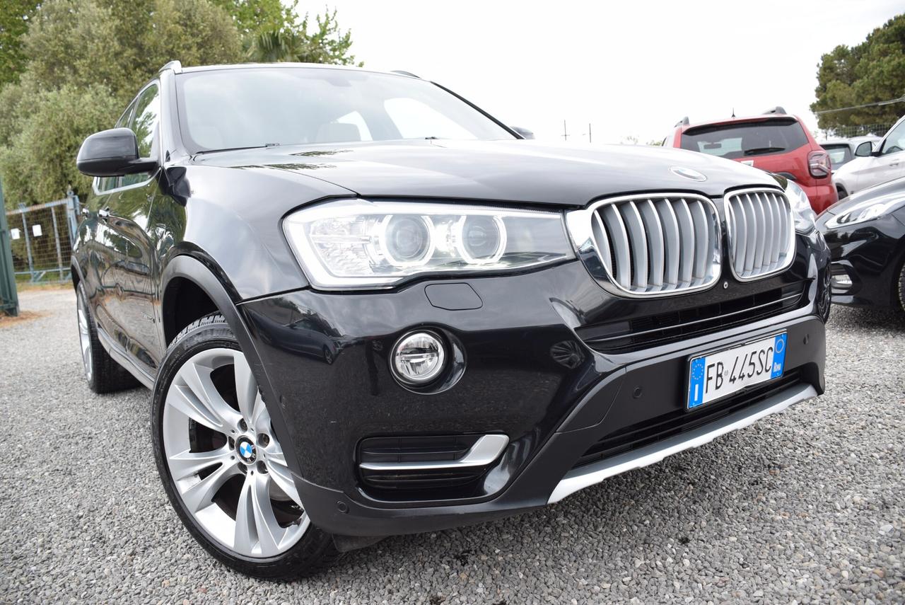 Bmw X3 4X4 xDrive20d AUTOM. xLine TETTO NAVI SENSORI CAM IVA DETR.