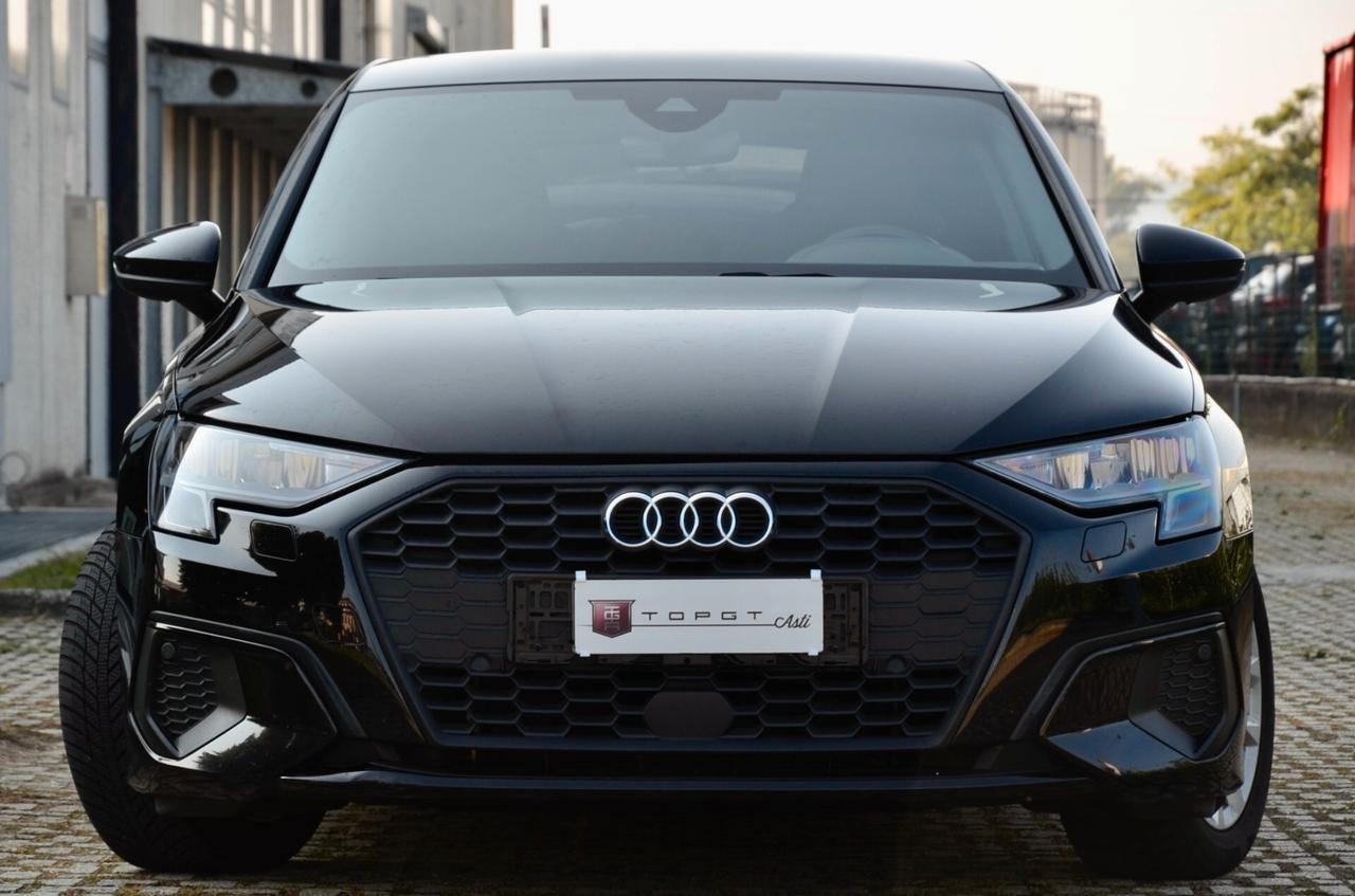 AUDI A3 SPB 35 1.5 TFSI BUSINESS 150cv, SERVICE AUDI, EURO 6D, FARI LED, APPLE ANDROID, PERMUTE